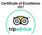 Trip Advisor 2017 Certificate of Excellence