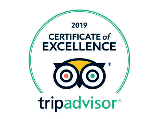 Trip Advisor 2019 Certificate of Excellence