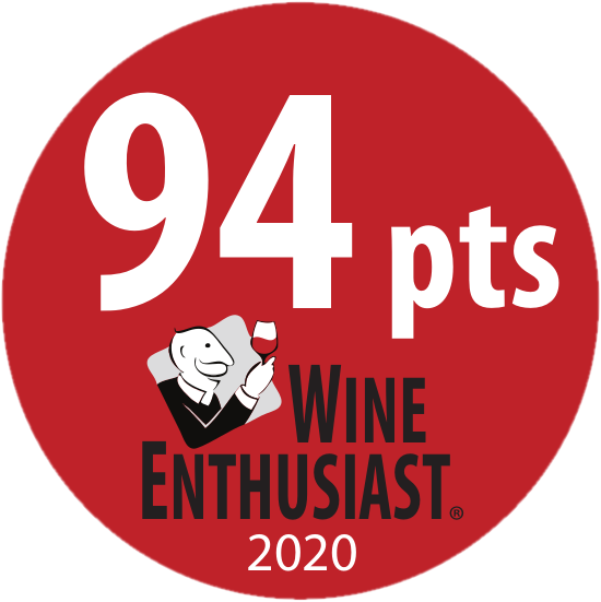 94 pts Wine Enthusiast 2020